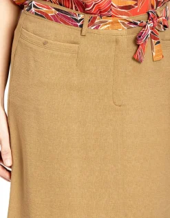 Christine Laure Jupes|Robes & Jupes*Jupe chic marron clair