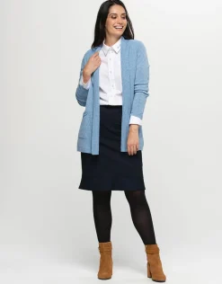 Christine Laure Jupes|Robes & Jupes*Jupe chic noir bleu