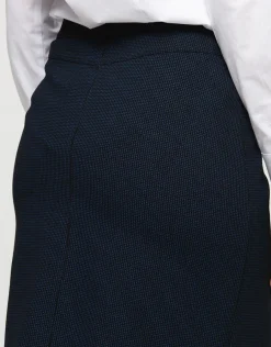 Christine Laure Jupes|Robes & Jupes*Jupe chic noir bleu