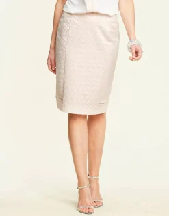 Christine Laure Jupes|Robes & Jupes*Jupe chic tailleur rose