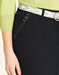 Christine Laure Jupes|Robes & Jupes*Jupe droite navy