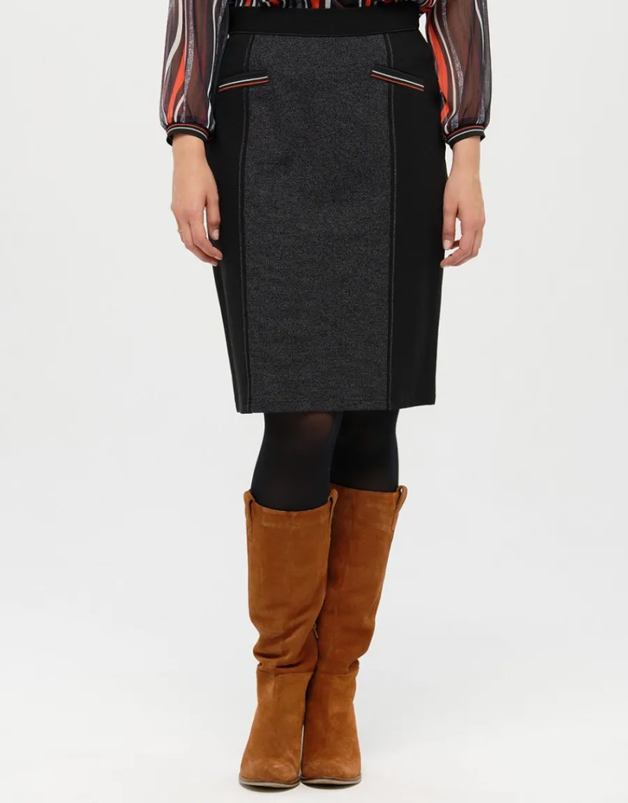 Christine Laure Jupes|Robes & Jupes*Jupe droite noire