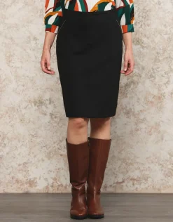 Christine Laure Jupes|Robes & Jupes*Jupe droite sergé noir