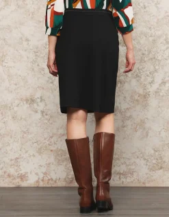 Christine Laure Jupes|Robes & Jupes*Jupe droite sergé noir