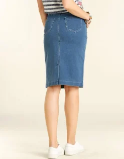 Christine Laure Jupes|Robes & Jupes*Jupe en denim clair