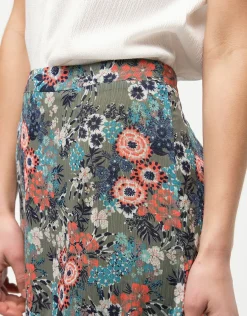 Christine Laure Jupes|Robes & Jupes*Jupe fleurie à volants