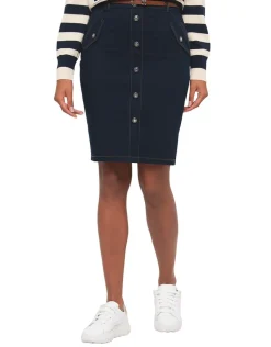 Christine Laure Jupes|Robes & Jupes*Jupe jean chic