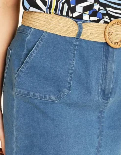 Christine Laure Jupes|Robes & Jupes*Jupe longue jean stone