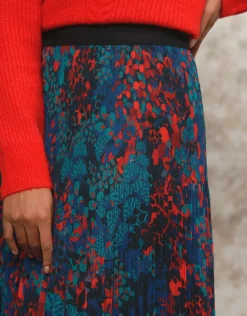 Christine Laure Jupes|Robes & Jupes*Jupe longue plissée motif