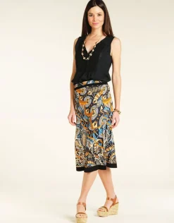 Christine Laure Jupes|Robes & Jupes*Jupe maille imprimée