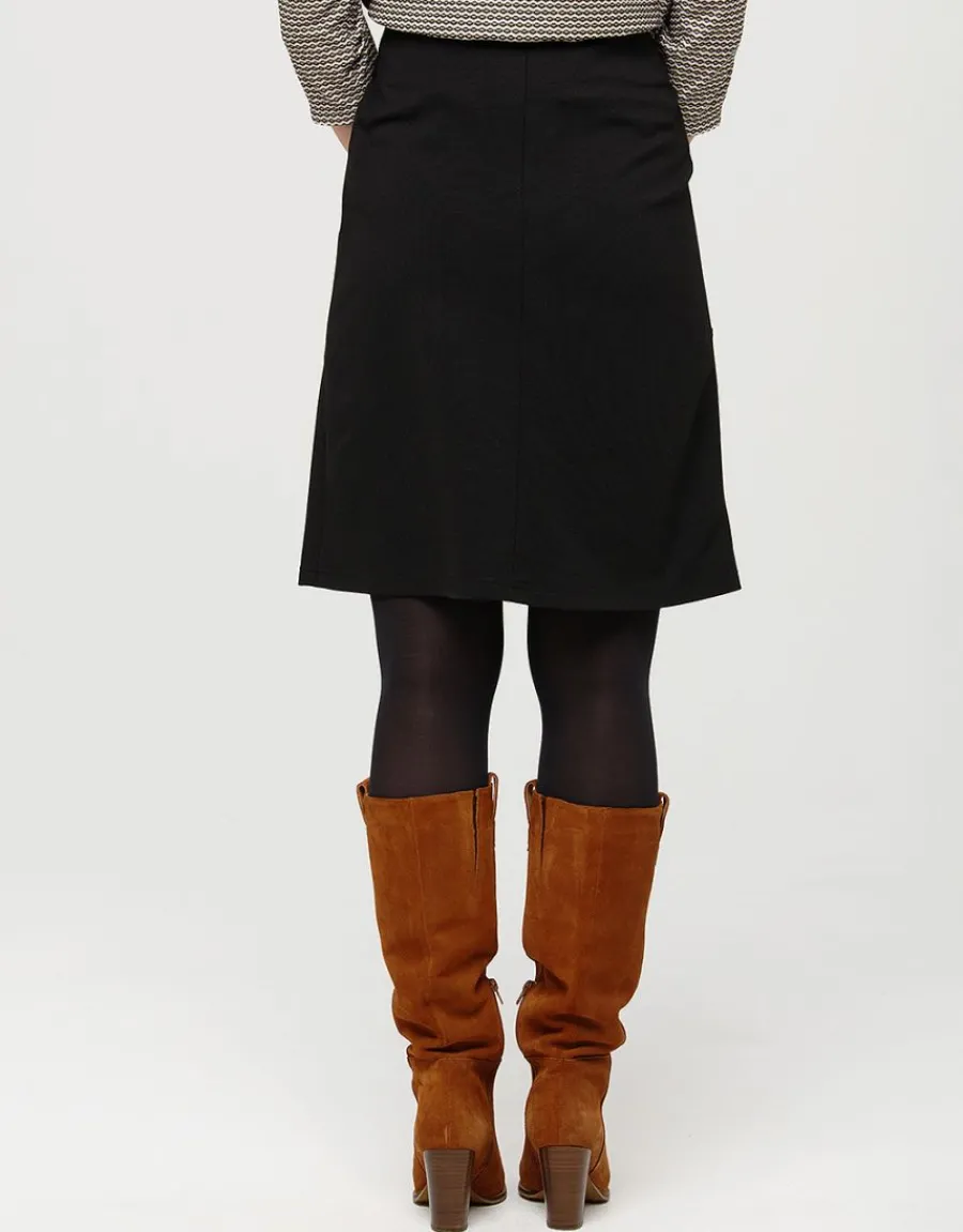 Christine Laure Jupes|Robes & Jupes*Jupe maille milano noire