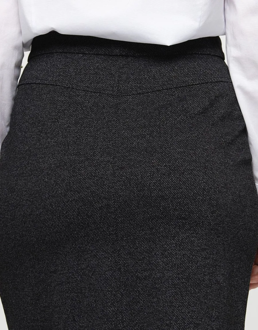 Christine Laure Jupes|Robes & Jupes*Jupe milano noire et gris