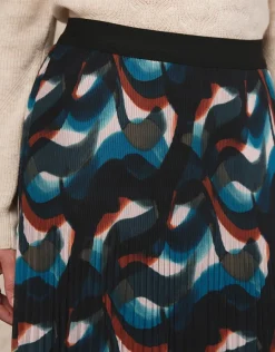 Christine Laure Jupes|Robes & Jupes*Jupe plissée motif