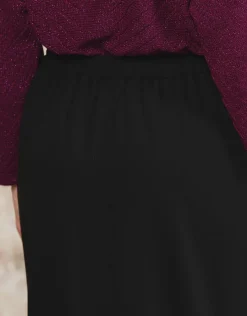 Christine Laure Jupes|Robes & Jupes*Jupe portefeuille noir