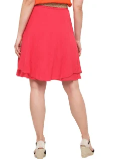 Christine Laure Jupes|Robes & Jupes*Jupe rouge coton