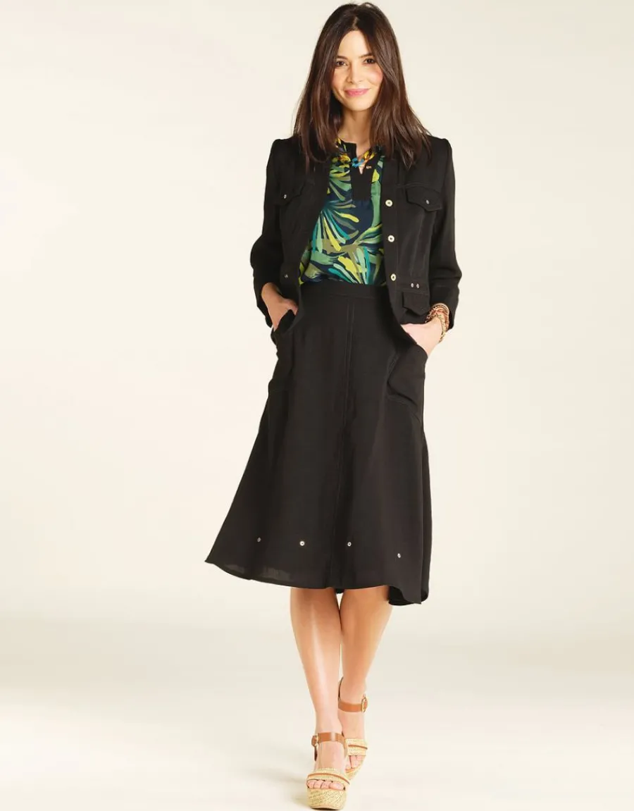 Christine Laure Robes & Jupes|Jupes*Jupe évasée noire