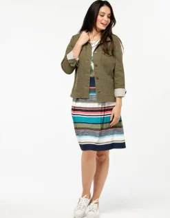 Christine Laure Jupes|Robes & Jupes*Jupe évasée rayures