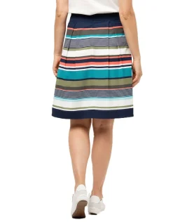 Christine Laure Jupes|Robes & Jupes*Jupe évasée rayures