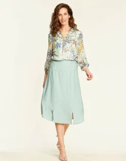 Christine Laure Jupes|Robes & Jupes*Jupe évasée vert d'eau
