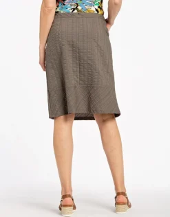 Christine Laure Jupes|Robes & Jupes*Jupe verte kaki légère