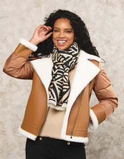 Christine Laure Manteaux|Parkas*Manteau camel effet peau