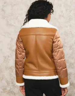 Christine Laure Manteaux|Parkas*Manteau camel effet peau