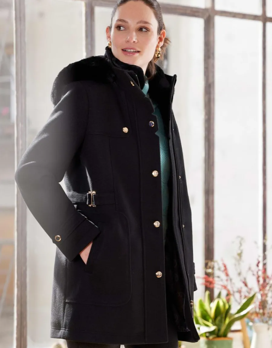 Christine Laure Manteaux|Parkas*Manteau chic noir