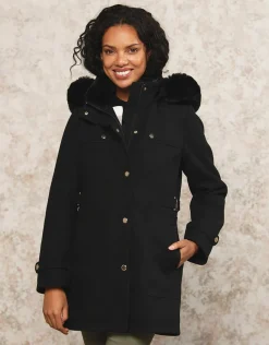 Christine Laure Manteaux|Parkas*Manteau chic noir