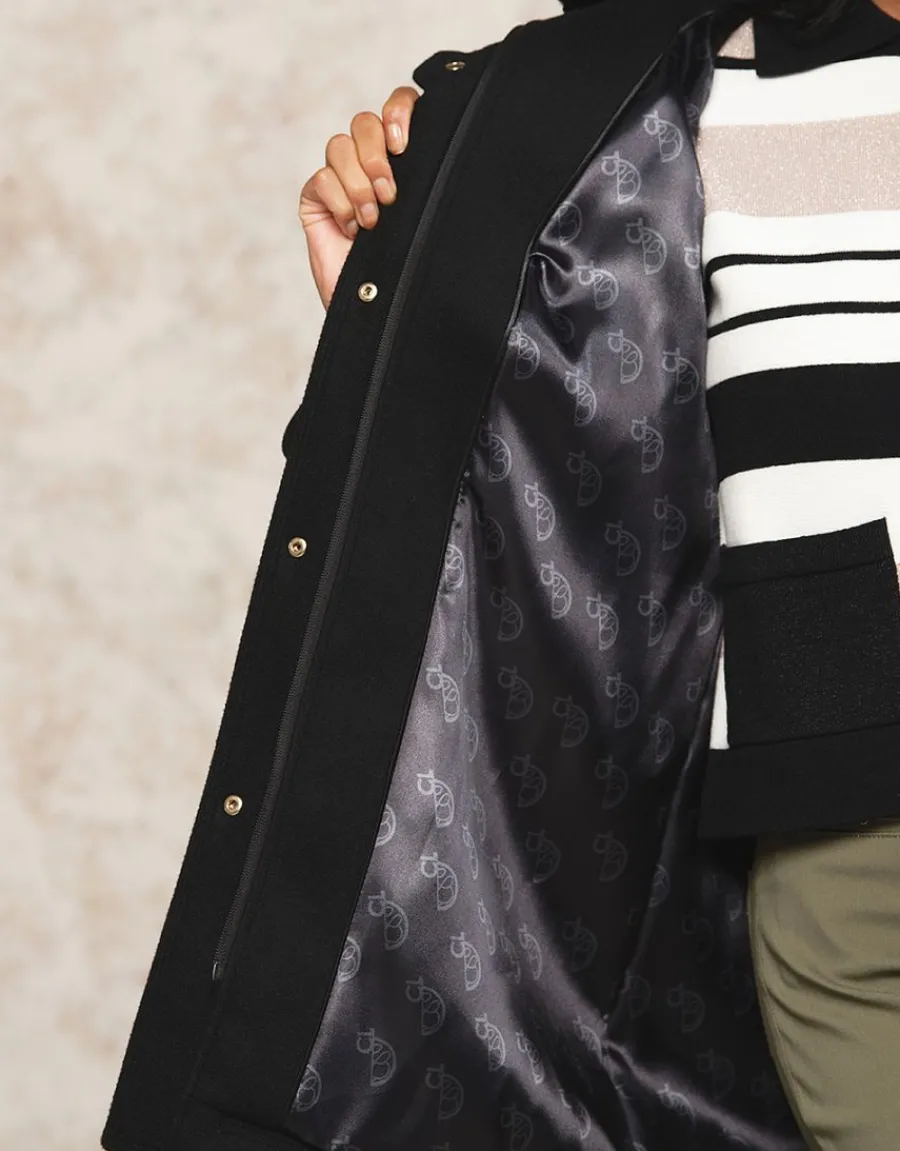 Christine Laure Manteaux|Parkas*Manteau chic noir