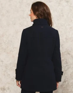 Christine Laure Parkas|Manteaux*Manteau laine marine