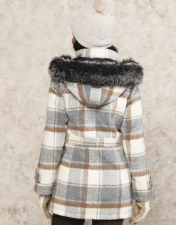 Christine Laure Manteaux|Parkas*Manteau long à carreaux