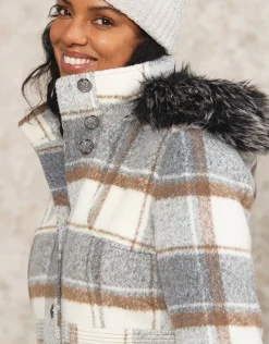 Christine Laure Manteaux|Parkas*Manteau long à carreaux