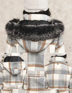 Christine Laure Manteaux|Parkas*Manteau long à carreaux