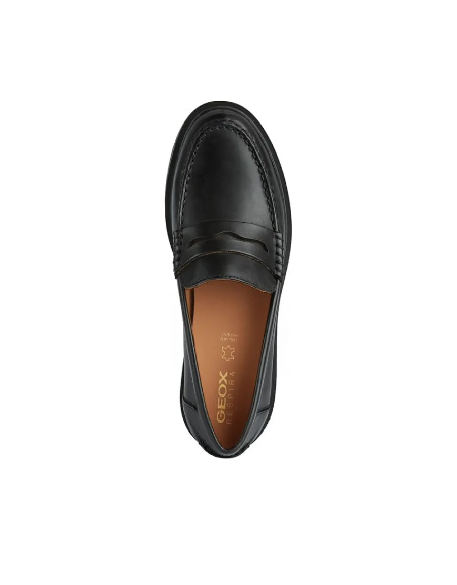 Christine Laure Mocassins*Mocassin 100% cuir noir GEOX