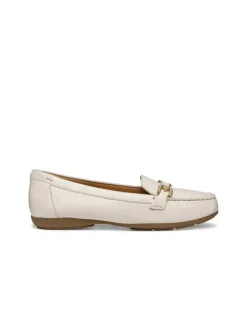 Christine Laure Mocassins*Mocassin léger cuir blanc GEOX