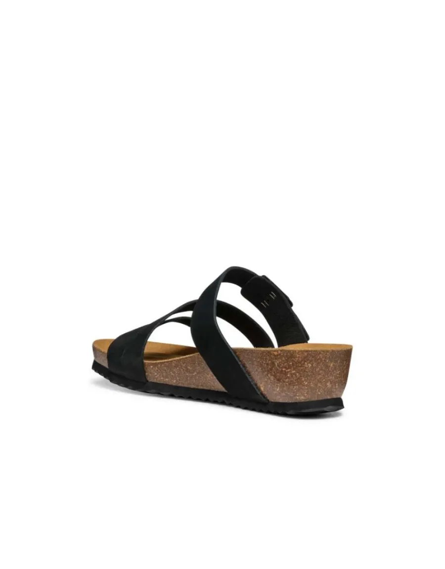 Christine Laure Sandales*Mules hautes cuir noir GEOX