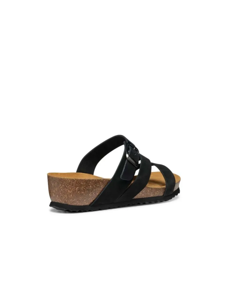 Christine Laure Sandales*Mules hautes cuir noir GEOX