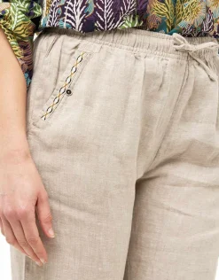 Christine Laure Pantacourts*Pantacourt beige 100% lin