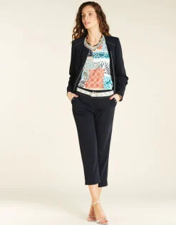 Christine Laure Pantacourts*Pantacourt bleu fluide