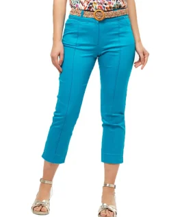 Christine Laure Pantacourts*Pantacourt bleu stretch