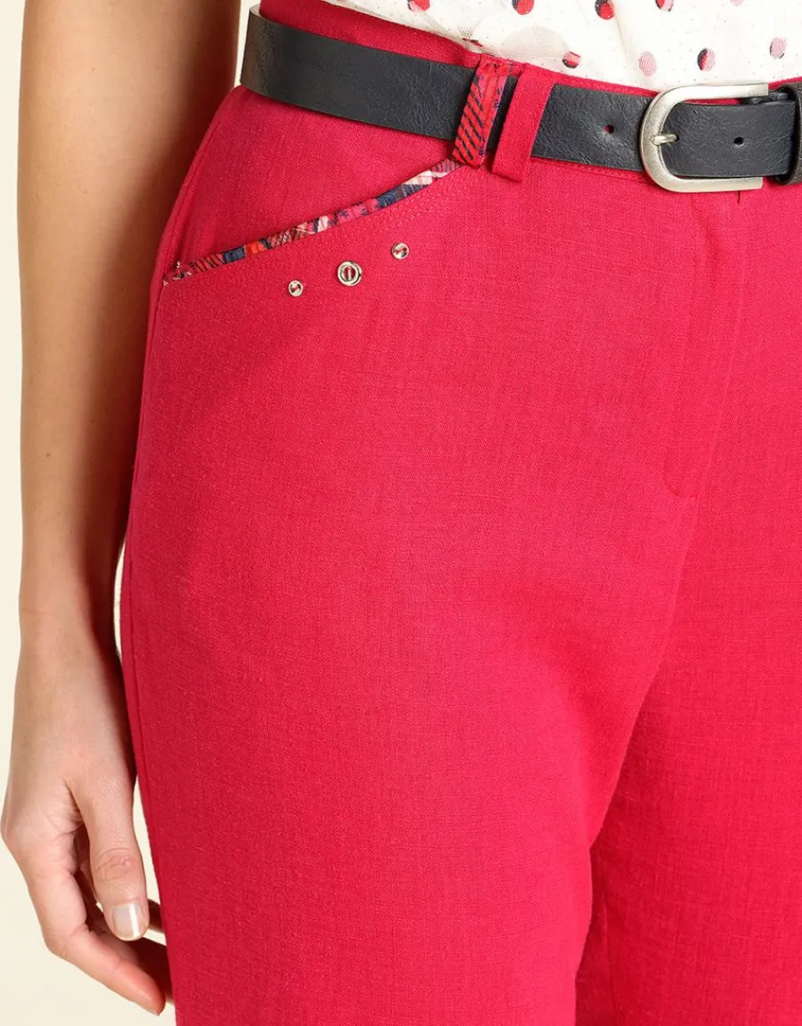 Christine Laure Pantacourts*Pantacourt chic fuchsia