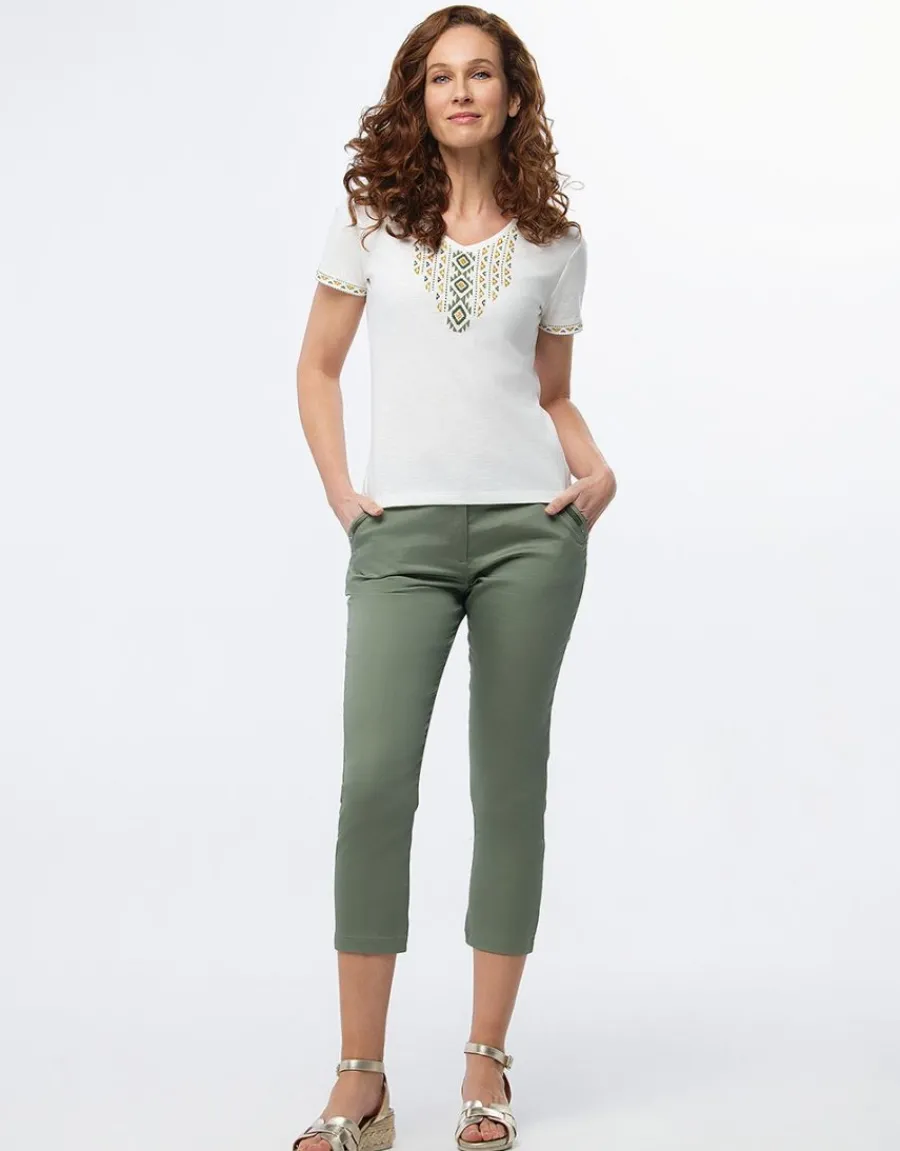 Christine Laure Pantacourts*Pantacourt chic kaki