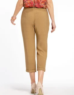 Christine Laure Pantacourts|Pantalons*Pantacourt chic marron