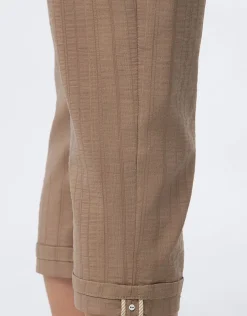 Christine Laure Pantacourts|Pantalons*Pantacourt coton beige