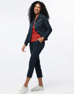 Christine Laure Pantacourts|Jeans*Pantacourt coton jean