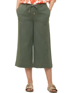 Christine Laure Pantacourts*Pantacourt coton kaki