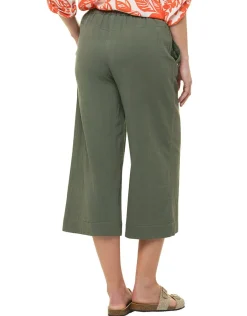 Christine Laure Pantacourts*Pantacourt coton kaki