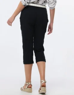 Christine Laure Pantacourts|Pantalons*Pantacourt coton noir