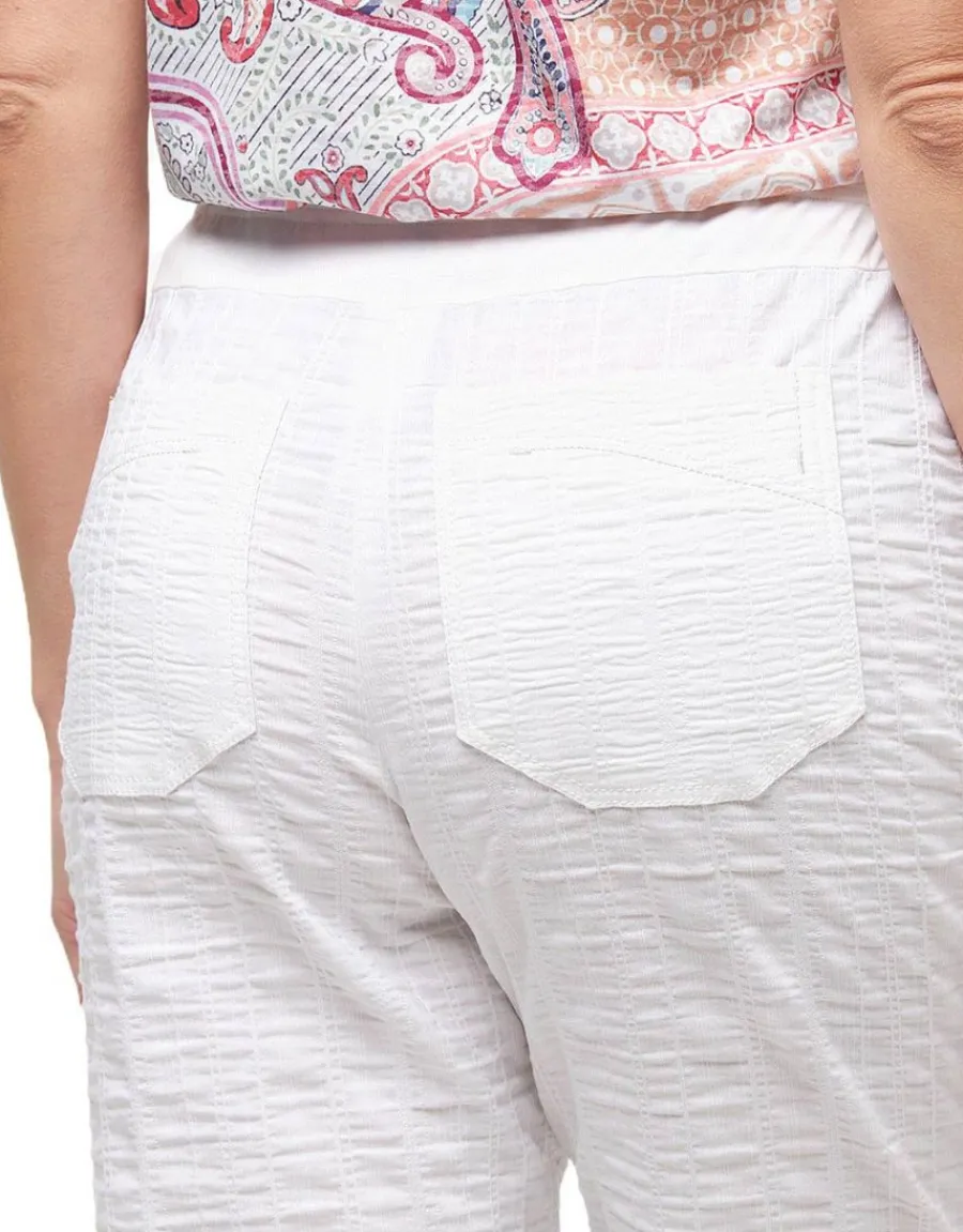 Christine Laure Pantacourts*Pantacourt droit blanc