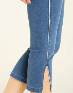 Christine Laure Pantacourts|Jeans*Pantacourt en jean brut